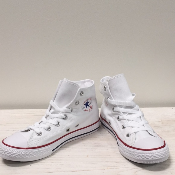 kids white converse size 2